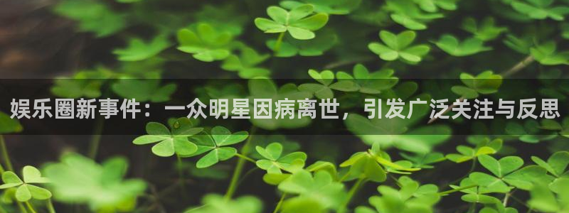 狗子28.ccmpc29：娱乐圈新事件：一众明星因病离世，引发广泛关注与反思